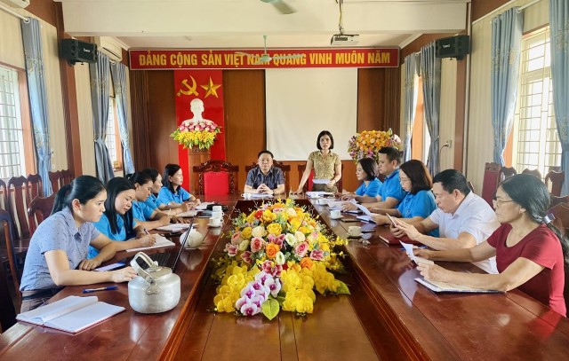 Phường Đức Thuận: Tổ chức họp BCĐ phát triển đối tượng tham gia BHYT, BHXH.
