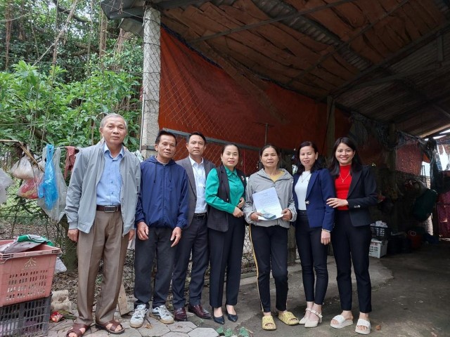 Giải ngân nguồn vốn quỹ hỗ trợ Nông dân tại phường Đức Thuận