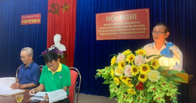 Đảng bộ phường Đức Thuận triển khai sinh hoạt chuyên đề về nội dung cuốn sách của Tổng Bí thư Nguyễn Phú Trọng